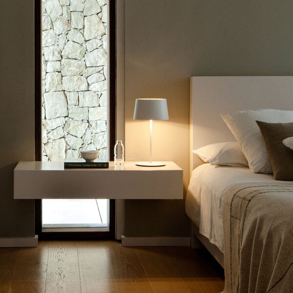 Lampade da tavolo Vibia, Warm, Bianco, Soggiorno, Metallo, Moderno