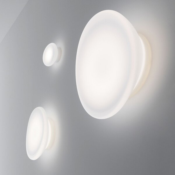 Applique da parete Stilnovo, Dynamic, Bianco, Soggiorno, Plastica, Design