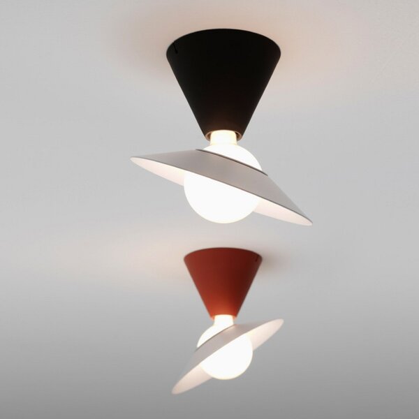 Plafoniera Stilnovo, Fante, Rosso, Soggiorno, Plastica, Design