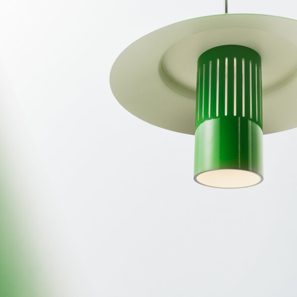 Lampada a sospensione Pholc, Lille 24, dimmerabile, Verde, Cucina, Alluminio, Design