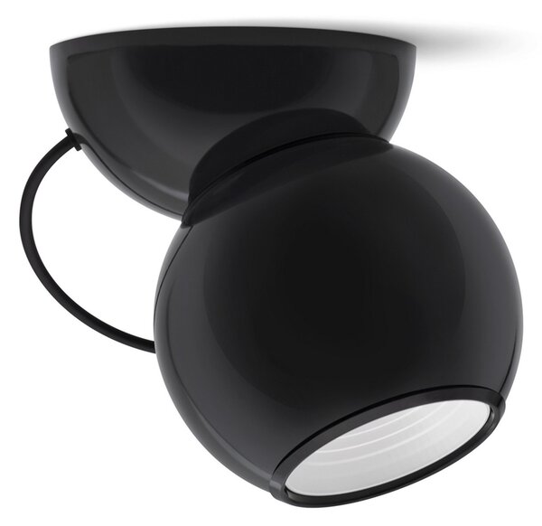 Plafoniera Stilnovo, Gravitino, dimmerabile, Nero, Soggiorno, Metallo, Design