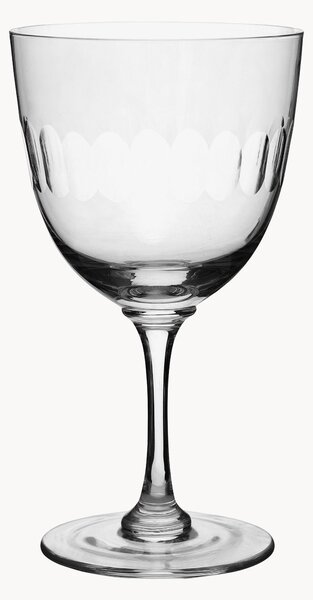 Set di 2 bicchieri da vino in cristallo soffiato Lens
