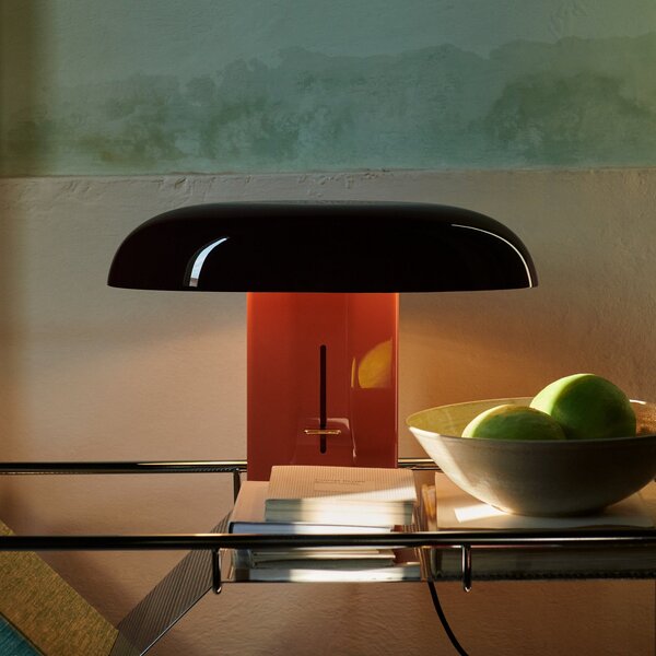 Lampade da tavolo &Tradition, Montera JH42, dimmerabile, Rosso, Soggiorno, Alluminio, Design