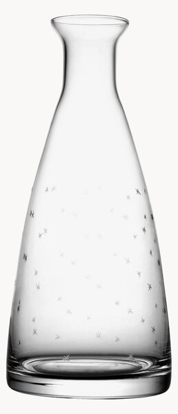 Caraffa in cristallo soffiato Stars, 850 ml