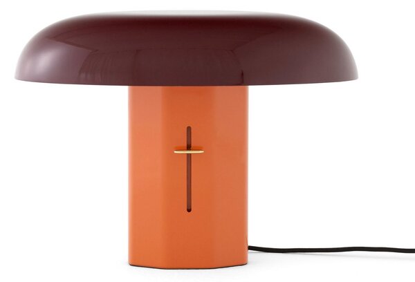 Lampade da tavolo &Tradition, Montera JH42, dimmerabile, Rosso, Soggiorno, Alluminio, Design