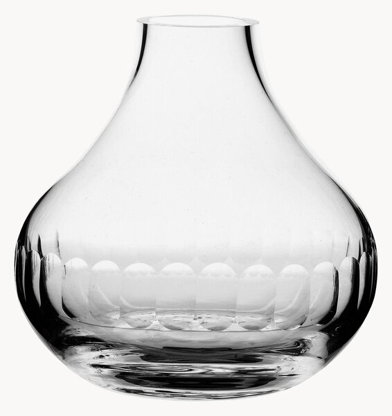 Vaso in cristallo soffiato Lens, alt. 11 cm