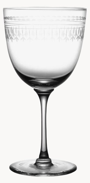 Set di 2 bicchieri da vino in cristallo soffiato Ovals
