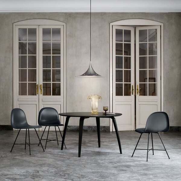 Lampada a sospensione GUBI, Semi, dimmerabile, Metallizzato, Soggiorno, Metallo, Design
