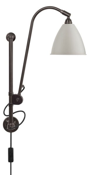 Applique Bestlite BL5, Ø 16 cm, nero/ottone/bianco - Gubi