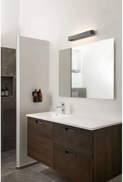 Applique da parete LIGHT-POINT, dimmerabile, Metallizzato, Soggiorno, Alluminio