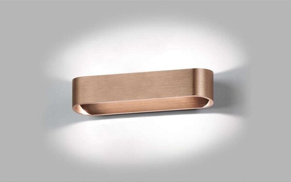Applique da parete LIGHT-POINT, dimmerabile, Bronzo / Ottone anticato, Soggiorno, Alluminio