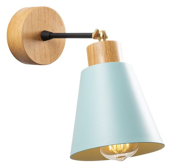 Lampada da parete turchese/di colore naturale ø 14 cm Manavgat – Opviq lights