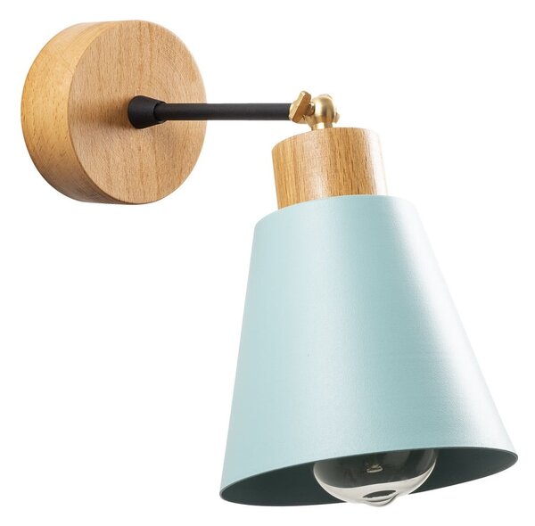 Lampada da parete turchese/di colore naturale ø 14 cm Manavgat – Opviq lights