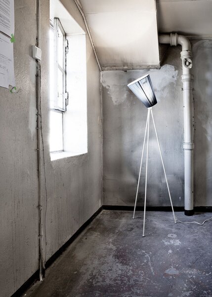 Lampada da terra Northern, dimmerabile, Beige, Soggiorno, Metallo