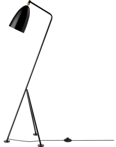 Lampada da terra GUBI, Nero, Soggiorno, Metallo