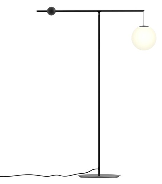 Lampada da terra Luceplan, Nero, Soggiorno, Metallo