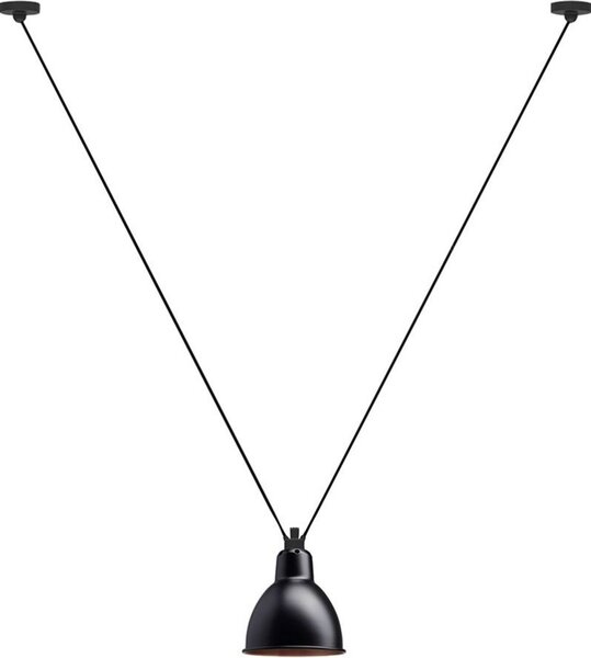 323 L Lampada a Sospensione Round Black/Copper - Lampe Gras