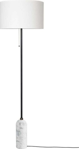 Lampada da terra GUBI, dimmerabile, Grigio, Soggiorno, Marmo