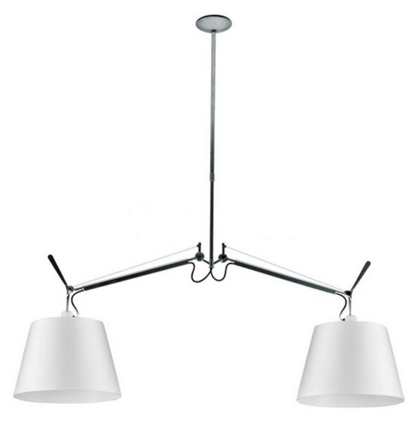 Lampada a sospensione Artemide, Grigio, Sala da pranzo, Alluminio
