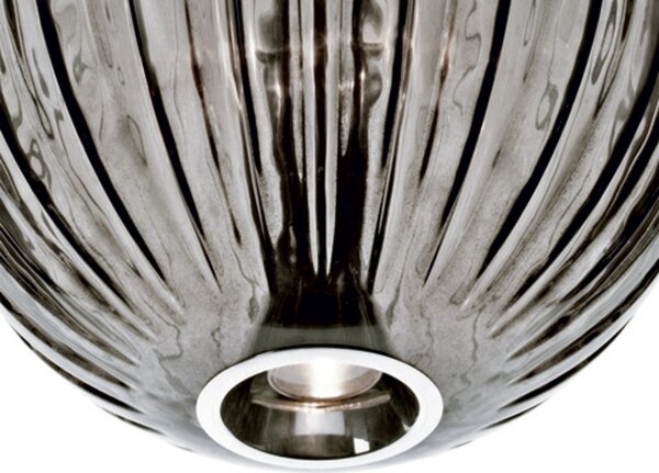 Lampada a sospensione Foscarini, Grigio, Sala da pranzo, Plastica