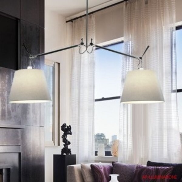 Lampada a sospensione Artemide, Beige, Sala da pranzo, Alluminio