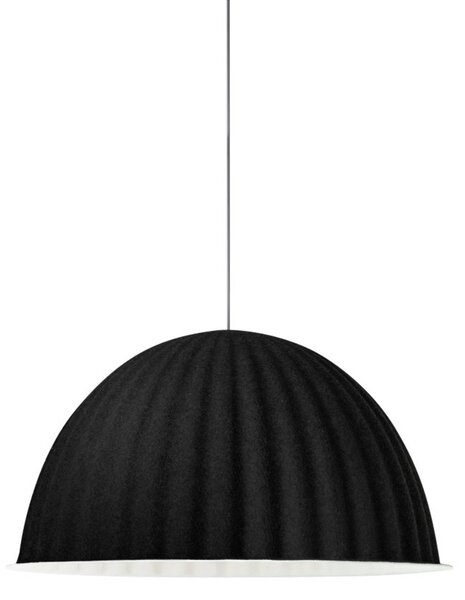 Lampada a sospensione Muuto, dimmerabile, Nero, Sala da pranzo, Tessuto / Tessile