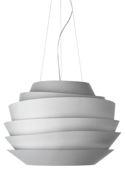 Lampada a sospensione Foscarini, Bianco, Sala da pranzo, Plastica