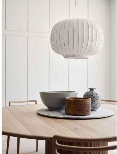 Lampada a sospensione Vipp, Bianco, Camera da letto, Carta / Cartone