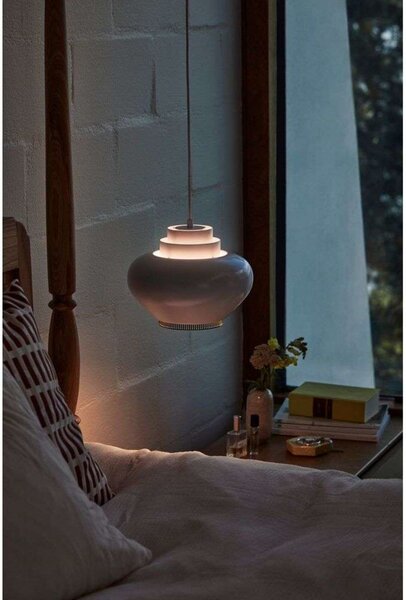 Lampada a sospensione Artek, Bianco, Sala da pranzo, Metallo