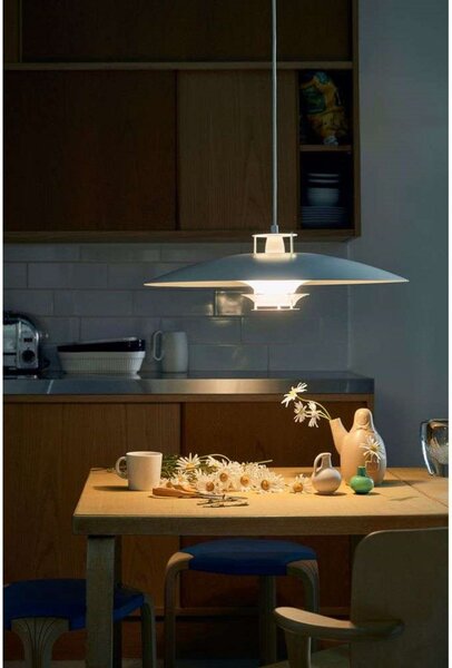 Lampada a sospensione Artek, Bianco, Soggiorno, Alluminio
