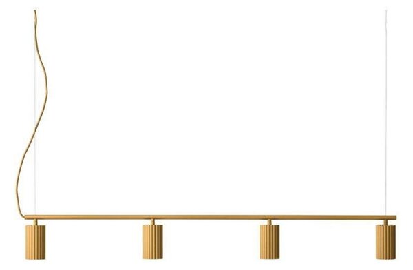 Lampada a sospensione Pholc, Beige, Sala da pranzo, Alluminio
