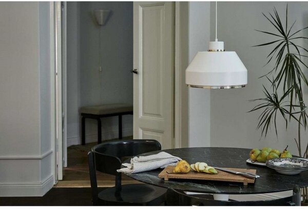 Lampada a sospensione Artek, Bianco, Sala da pranzo, Metallo