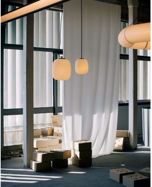 Lampada a sospensione Santa & Cole, dimmerabile, Bianco, Soggiorno, Vetro