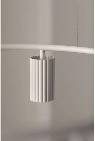 Lampada a sospensione Pholc, Beige, Sala da pranzo, Alluminio