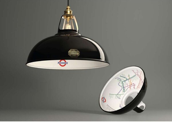 Lampada a sospensione Coolicon, Nero, Soggiorno, Metallo, Design