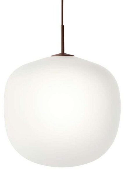 Lampada a sospensione Muuto, Rosso, Soggiorno, Vetro