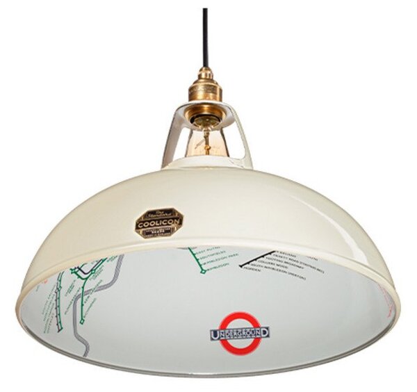 Lampada a sospensione Coolicon, Beige, Soggiorno, Metallo, Design
