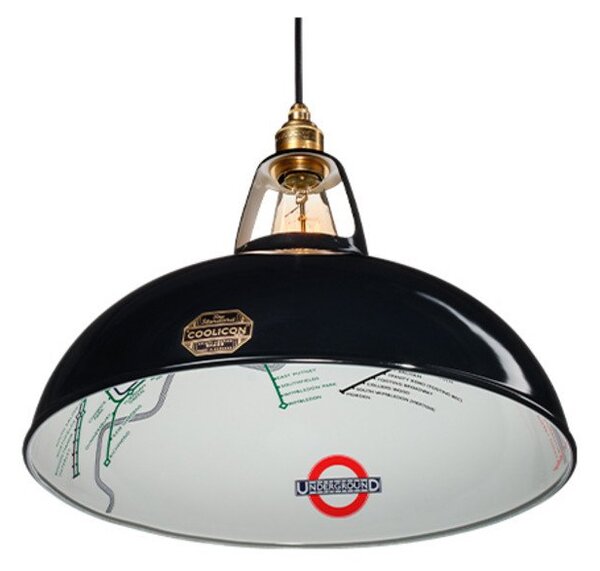 Lampada a sospensione Coolicon, Nero, Soggiorno, Metallo, Design