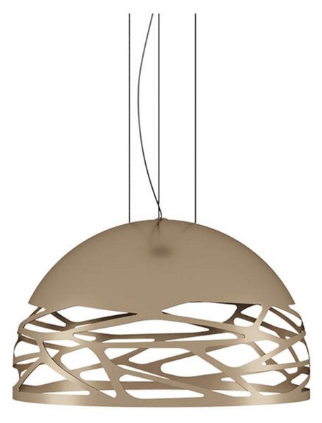 Lampada a sospensione Lodes, Dorato / Ottone, Sala da pranzo, Metallo