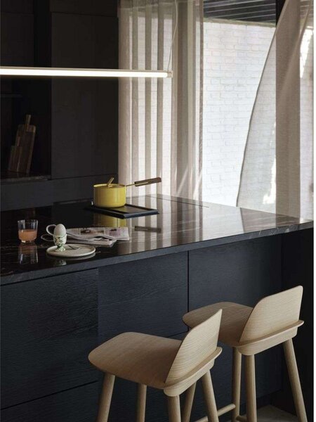 Lampada a sospensione Muuto, dimmerabile, Grigio, Sala da pranzo, Alluminio