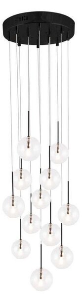 Lampada a sospensione Globen Lighting, Nero, Soggiorno, Metallo