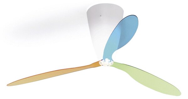 Plafoniera Luceplan, dimmerabile, Multicolore, Plastica