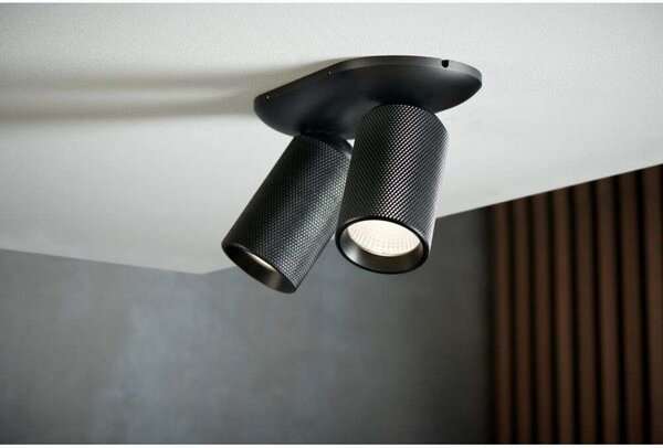 Grezzo 2 Plafoniera 3000K Nero Carbone - LIGHT-POINT