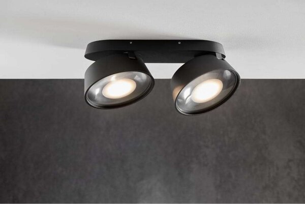 Plafoniera LIGHT-POINT, Dorato / Ottone, Soggiorno, Alluminio