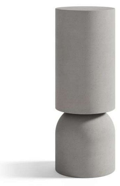 Lampade da esterno Luceplan, dimmerabile, Grigio, Terrazza, Cemento