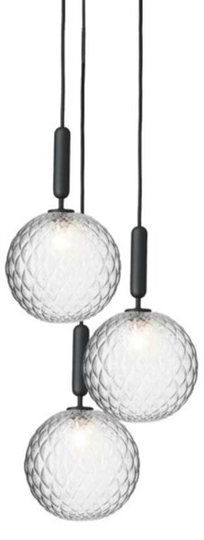 Lampadari Nuura Aps, Miira 3, dimmerabile, Trasparente, Sala da pranzo, Metallo, Scandinavo
