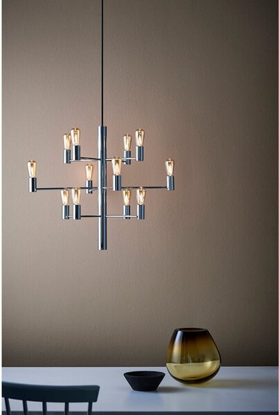 Lampadari Herstal, Metallizzato, Sala da pranzo, Metallo