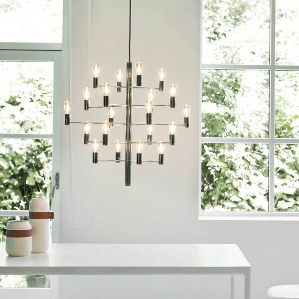 Lampadari Herstal, Metallizzato, Sala da pranzo, Metallo