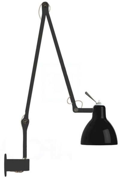 Luxy W2 Applique da Parete Nero/Bianco Opaco - Rotaliana