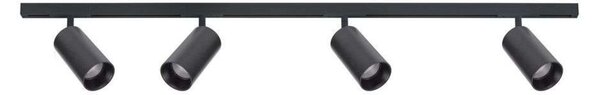 Set di 4 binari Designline Tube Kit, 1,9 m, nero - Antidark